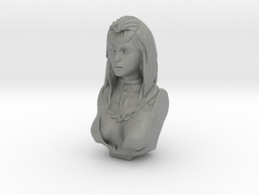 Cleopatra Bust in Gray PA12