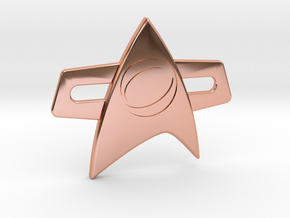 Star trek comm science badge late 24th century in Polished Copper
