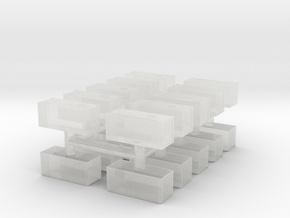 20´Container 1-700 20pcs in Clear Ultra Fine Detail Plastic