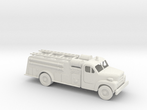 1/72 Scale Mack 1956 Fire Truck in White Natural Versatile Plastic