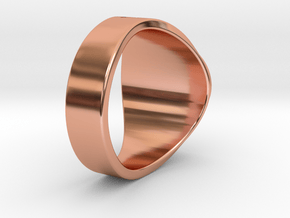 Muperball astor Ring S31 in Polished Copper