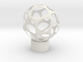 Lamp Voronoi Sphere in PA11 (SLS)