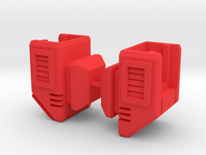 TF Cybertron Combiner Adapter set for Megatron in Red Smooth Versatile Plastic