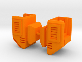 TF Cybertron Combiner Adapter set for Megatron in Orange Smooth Versatile Plastic