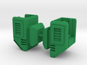 TF Cybertron Combiner Adapter set for Megatron in Green Smooth Versatile Plastic