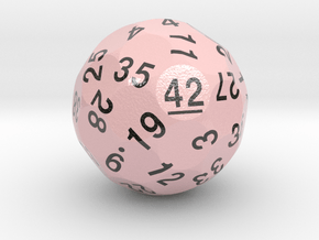 d42 Optimal Packing Sphere Dice in Smooth Full Color Nylon 12 (MJF)