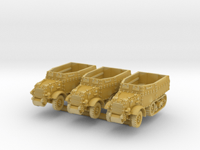 Unic U304(f) Schutzenpanzerwagen (x3) 1/200 in Tan Fine Detail Plastic