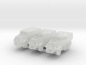 Unic U304(f) Schutzenpanzerwagen (x3) 1/220 in Clear Ultra Fine Detail Plastic