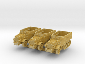 Unic U304(f) Schutzenpanzerwagen (x3) 1/285 in Tan Fine Detail Plastic