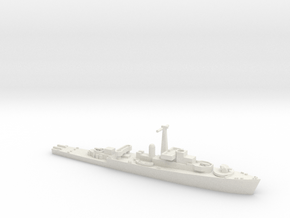 1/600 Scale HMS Loch Class Frigate in White Natural Versatile Plastic