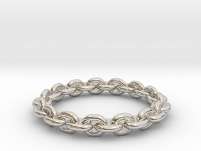 Chain ring All Sizes, Multisize in Platinum: 5 / 49