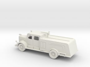 1/100 Scale 1952 Mack Fire Truck in White Natural Versatile Plastic
