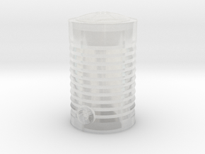 IGLOO water cooler - 1/12 scale in Clear Ultra Fine Detail Plastic