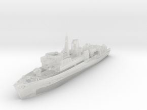 Royal Navy Hunt-class mine countermeasures vessel in Clear Ultra Fine Detail Plastic: 1:700