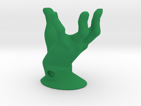 01 Set Part 1- Hand Stand in Green Smooth Versatile Plastic: Small