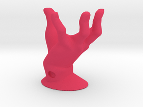 01 Set Part 1- Hand Stand in Pink Smooth Versatile Plastic: Small