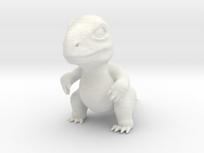 Baby Dinosaur in White Natural Versatile Plastic