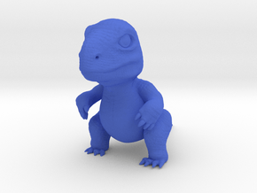 Baby Dinosaur in Blue Smooth Versatile Plastic