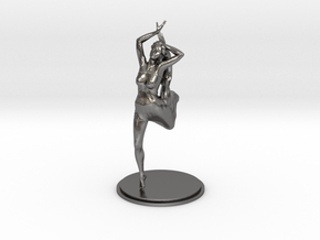 Dancing Woman in Processed Stainless Steel 316L (BJT)