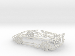 Lamborghini_Murcielago_SV in White Natural Versatile Plastic