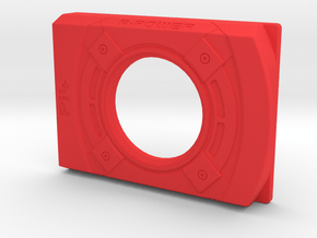 Pi4 GPU Case - Face Plate 2 Only in Red Smooth Versatile Plastic