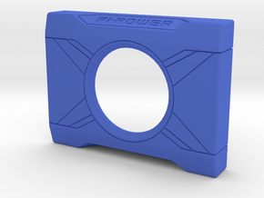 Pi4 GPU Case - Face Plate 3 Only in Blue Smooth Versatile Plastic
