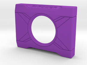 Pi4 GPU Case - Face Plate 3 Only in Purple Smooth Versatile Plastic