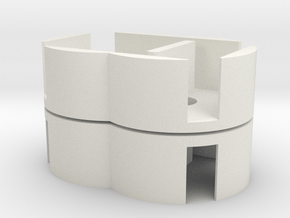 D6 Holder - Expanded (pair) in PA11 (SLS)