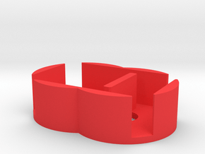 D6 Holder - Expanded in Red Smooth Versatile Plastic
