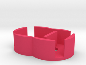 D6 Holder - Expanded in Pink Smooth Versatile Plastic