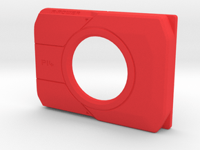 Pi4 GPU Case - Face Plate 5 Only in Red Smooth Versatile Plastic