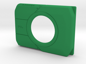 Pi4 GPU Case - Face Plate 5 Only in Green Smooth Versatile Plastic