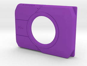 Pi4 GPU Case - Face Plate 5 Only in Purple Smooth Versatile Plastic