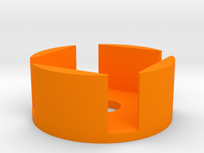 D6 Holder in Orange Smooth Versatile Plastic