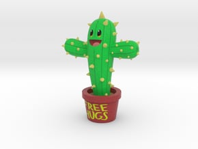 Needles the Cactus in Natural Full Color Nylon 12 (MJF)