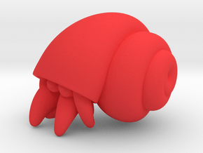 Scuttles the Hermit Crab in Red Smooth Versatile Plastic