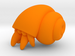 Scuttles the Hermit Crab in Orange Smooth Versatile Plastic