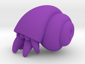 Scuttles the Hermit Crab in Purple Smooth Versatile Plastic