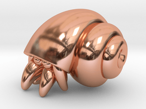 Scuttles the Hermit Crab in Polished Copper