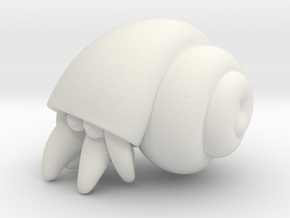 Scuttles the Hermit Crab in White Natural TPE (SLS)