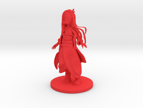Nesuko Figurine in Red Smooth Versatile Plastic