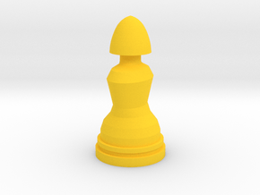 Pawn - Droid Series in Yellow Smooth Versatile Plastic