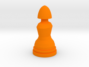 Pawn - Droid Series in Orange Smooth Versatile Plastic