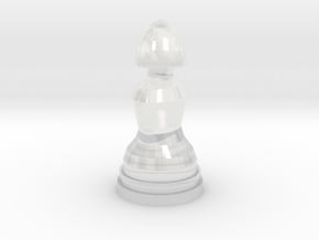 Pawn - Droid Series in Clear Ultra Fine Detail Plastic