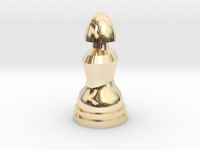 Pawn - Droid Series in 14k Gold Plated Brass