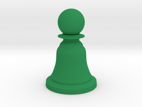 Pawn - Bell Series in Green Smooth Versatile Plastic