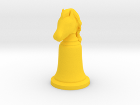 Knight - Bell Series in Yellow Smooth Versatile Plastic