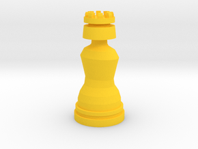 Rook - Droid Series in Yellow Smooth Versatile Plastic