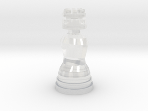 Rook - Droid Series in Clear Ultra Fine Detail Plastic