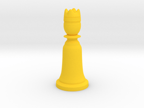 King - Bell Series in Yellow Smooth Versatile Plastic